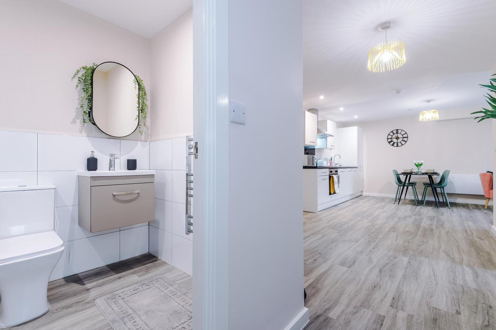 Deluxe New Build 2 Bedroom 2 Bathroom Apartment - Free Secure Parking Manchester Exterior photo